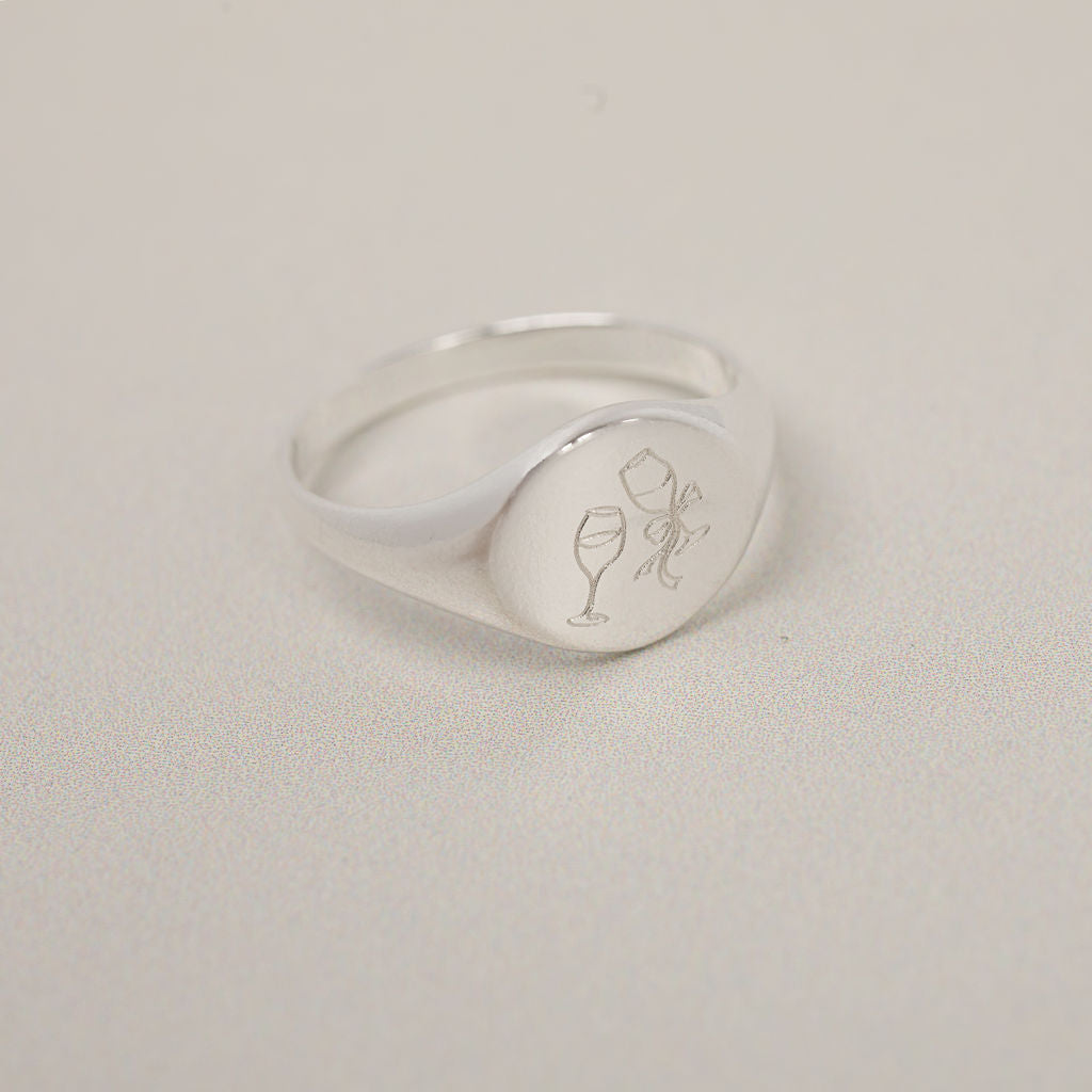 Doodle Signet Ring