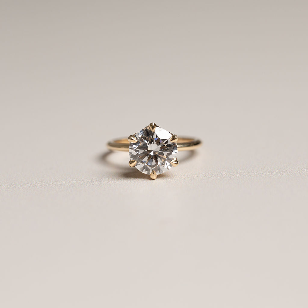 3.00ct Round Lab Grown Diamond Bree Ring