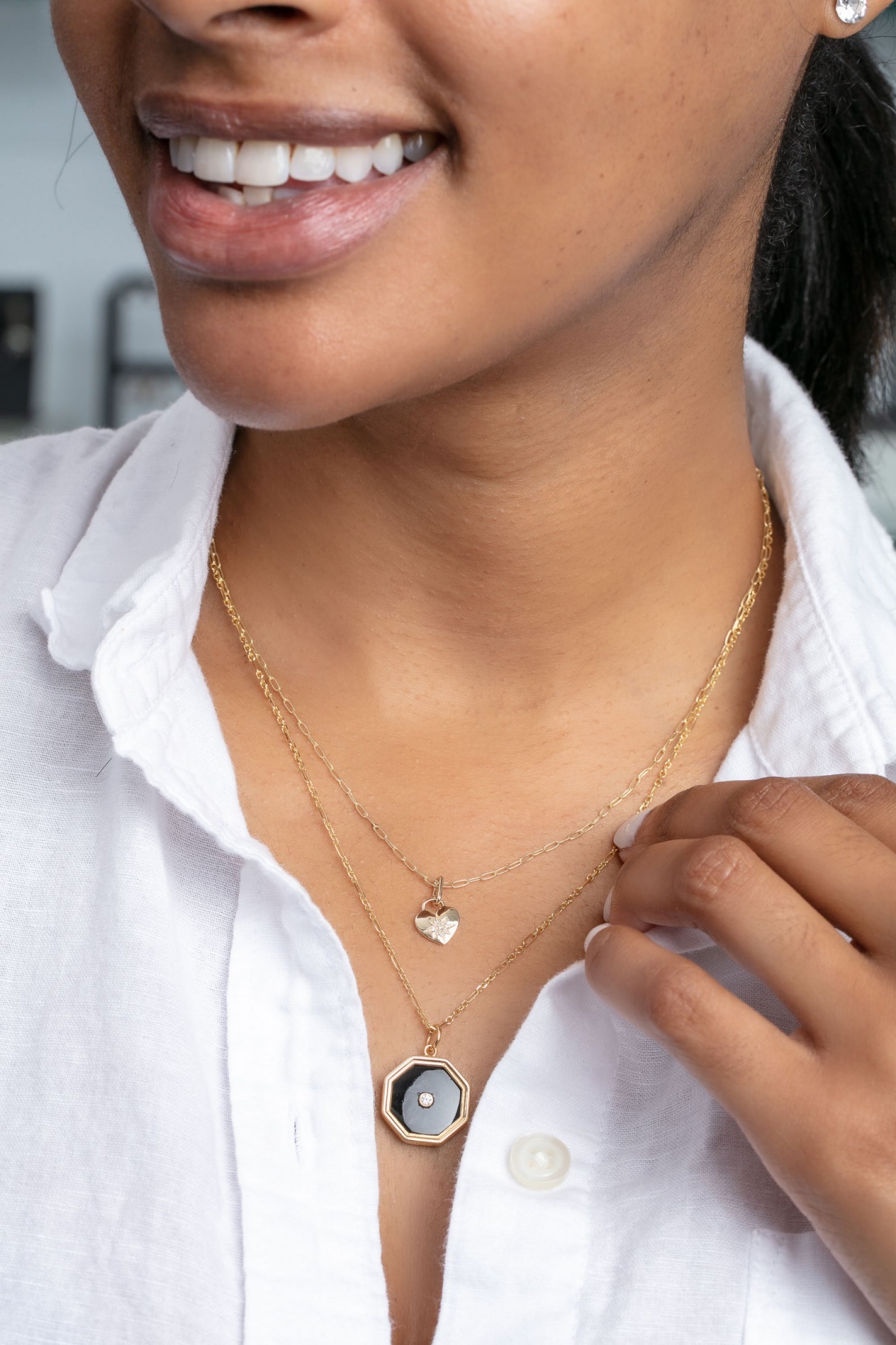 King + Curated North Star Pendant Necklace