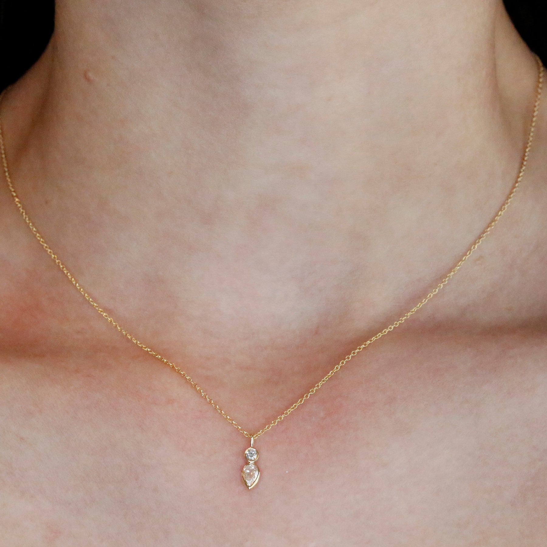 Amelia Chain Necklace in Gold